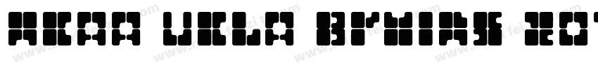 NCAA UCLA Bruins 201字体转换